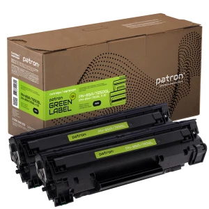 Картридж сумісний HP 85A (CE285A)/Canon 725 подвійна упаковка Green Label Patron (PN-85A/725DGL) Картридж сумісний HP 85A (CE285A)/Canon 725 подвійна упаковка Green Label Patron (PN-85A/725DGL)