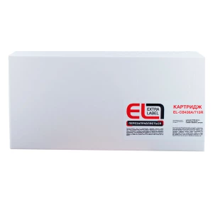 Картридж сумісний HP 36A (CB436A)/Canon 713 Extra Label (EL-CB436A/713R) Картридж сумісний HP 36A (CB436A)/Canon 713 Extra Label (EL-CB436A/713R)