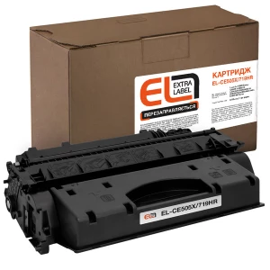 Картридж сумісний HP 05X (CE505X)/Canon 719 H Extra Label (EL-CE505X/719HR) Картридж сумісний HP 05X (CE505X)/Canon 719 H Extra Label (EL-CE505X/719HR)