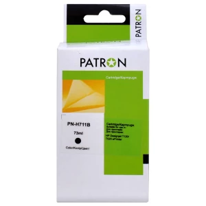 Картридж сумісний HP 711 (CZ129A/CZ133A) 73 мл, чорний Patron (PN-H711B) Картридж сумісний HP 711 (CZ129A/CZ133A) 73 мл, чорний Patron (PN-H711B)