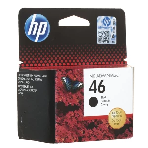 Картридж №46 Ultra Ink Advantage чорний HP (CZ637AE) Картридж №46 Ultra Ink Advantage чорний HP (CZ637AE)