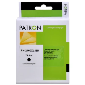 Картридж сумісний Canon PGI-2400BK XL (9257B001) 2500 арк, чорний Patron (PN-2400XL-BK) Картридж сумісний Canon PGI-2400BK XL (9257B001) 2500 арк, чорний Patron (PN-2400XL-BK)