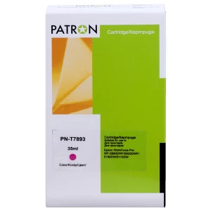Картридж сумісний Epson T7893 XXL (C13T789340) 4K арк, пурпуровий Patron (PN-T7893) Картридж сумісний Epson T7893 XXL (C13T789340) 4K арк, пурпуровий Patron (PN-T7893)