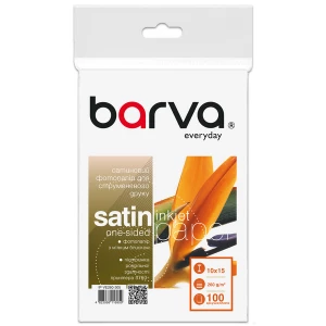 Фотопапір сатиновий 260 г/м2, 10x15 см, 100 л Everyday Barva (IP-VE260-305) Фотопапір сатиновий 260 г/м2, 10x15 см, 100 л Everyday Barva (IP-VE260-305)