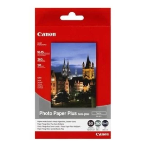 Фотопапір SG-201 Photo Paper Plus Semi-gloss 260 г/м2, 10x15 см, 50 арк Canon (1686B015) Фотопапір SG-201 Photo Paper Plus Semi-gloss 260 г/м2, 10x15 см, 50 арк Canon (1686B015)