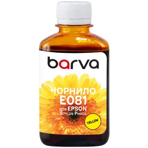 Чорнило для Epson T0484/T0804/T0814 спеціальне 180 г, водорозчинне, жовте Barva (E081-144) Чорнило для Epson T0484/T0804/T0814 спеціальне 180 г, водорозчинне, жовте Barva (E081-144)
