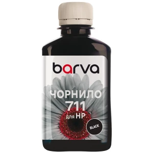 Чорнило для HP 711 BK спеціальне 180 мл, пігментне, чорне Barva (H711-857) Чорнило для HP 711 BK спеціальне 180 мл, пігментне, чорне Barva (H711-857)