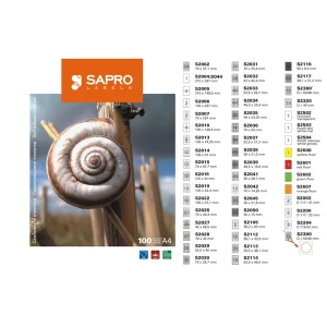 Наклейки адресні самоклеючі 6 на листі А4, 100 арк Sapro (S2105) Наклейки адресні самоклеючі 6 на листі А4, 100 арк Sapro (S2105)