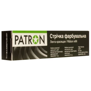 Стрічка для матричних картриджів 12,7 ммх16 м, кільце, HD Patron Стрічка для матричних картриджів 12,7 ммх16 м, кільце, HD Patron