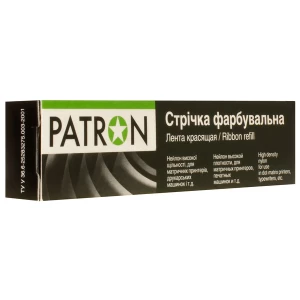 Стрічка для матричних картриджів 12,7 ммx30 м, правий мебіус, HD Patron Стрічка для матричних картриджів 12,7 ммx30 м, правий мебіус, HD Patron