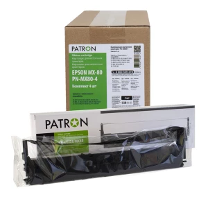 Картридж сумісний Epson MX-80 чорний (комплект 4 шт) Patron (PN-MX80-4) Картридж сумісний Epson MX-80 чорний (комплект 4 шт) Patron (PN-MX80-4)