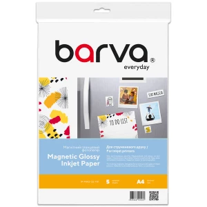 Фотопапір магнітний глянцевий 660 г/м2 (0.31 мм), А4, 5 арк Everyday Barva (IP-MAG-CE-T01) Фотопапір магнітний глянцевий 660 г/м2 (0.31 мм), А4, 5 арк Everyday Barva (IP-MAG-CE-T01)