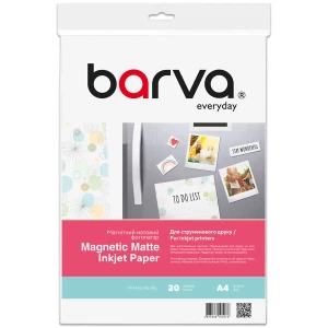 Фотопапір магнітний матовий 650 г/м2 (0.3 мм), А4, 20 арк Everyday Barva (IP-MAG-AE-145) Фотопапір магнітний матовий 650 г/м2 (0.3 мм), А4, 20 арк Everyday Barva (IP-MAG-AE-145)