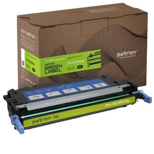 Картридж сумісний HP 501A (Q6470A) Green Label, чорний Patron (PN-501AKGL) Картридж сумісний HP 501A (Q6470A) Green Label, чорний Patron (PN-501AKGL)