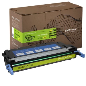 Картридж сумісний HP 502A (Q6472A) Green Label, жовтий Patron (PN-502AYGL) Картридж сумісний HP 502A (Q6472A) Green Label, жовтий Patron (PN-502AYGL)