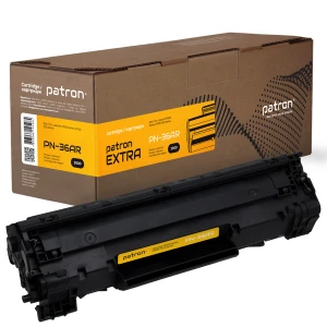 Картридж сумісний HP 36A (CB436A) Extra Patron (PN-36AR) Картридж сумісний HP 36A (CB436A) Extra Patron (PN-36AR)