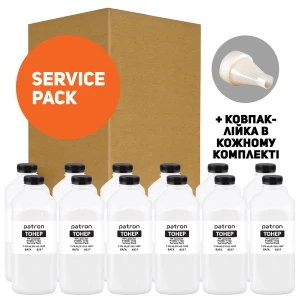 Тонер HP LJ P1005/P1102 Service Pack, флакон 12x833 г Patron (PN-HLJP1102-10SP) Тонер HP LJ P1005/P1102 Service Pack, флакон 12x833 г Patron (PN-HLJP1102-10SP)