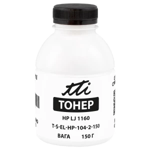 Тонер HP LJ 1160 флакон, 150 г TTI (TSM-T104-2-150) Тонер HP LJ 1160 флакон, 150 г TTI (TSM-T104-2-150)