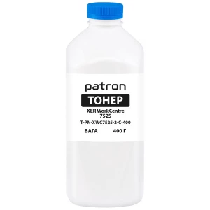 Тонер XER WorkCentre 7525 флакон, 400 г, блакитний Patron (PN-XWC7525-2-C-400) Тонер XER WorkCentre 7525 флакон, 400 г, блакитний Patron (PN-XWC7525-2-C-400)