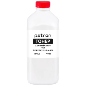 Тонер XER WorkCentre 7525 флакон, 400 , пурпуровий Patron (PN-XWC7525-2-M-400) Тонер XER WorkCentre 7525 флакон, 400 , пурпуровий Patron (PN-XWC7525-2-M-400)