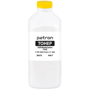 Тонер XER WorkCentre 7525 флакон, 400 г, жовтий Patron (PN-XWC7525-2-Y-400) Тонер XER WorkCentre 7525 флакон, 400 г, жовтий Patron (PN-XWC7525-2-Y-400)