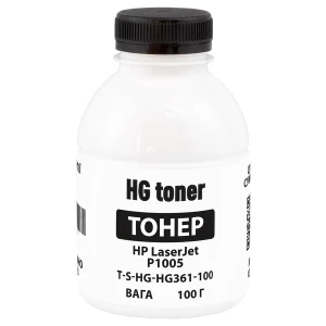 Тонер HP LaserJet P1005 флакон, 100 г HG toner (TSM-HG361-100) Тонер HP LaserJet P1005 флакон, 100 г HG toner (TSM-HG361-100)
