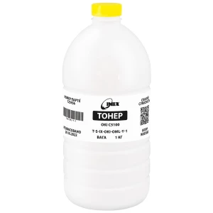 Тонер Oki C5100 флакон, 1 кг, жовтий Imex (TSM-OML-Y-1) Тонер Oki C5100 флакон, 1 кг, жовтий Imex (TSM-OML-Y-1)