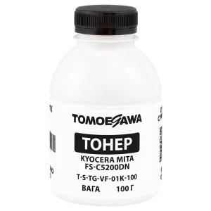 Тонер Kyocera Mita FS-C5200DN флакон, 100 г, чорний Tomoegawa (TSM-VF-01K-100) Тонер Kyocera Mita FS-C5200DN флакон, 100 г, чорний Tomoegawa (TSM-VF-01K-100)
