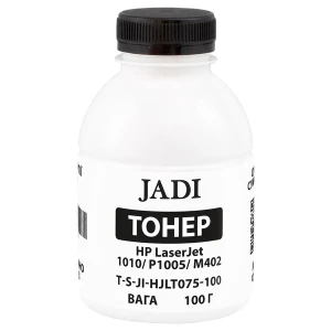 Тонер HP LaserJet 1010/P1005/M402 флакон, 100 г Jadi (TSM-JLT-075-100) Тонер HP LaserJet 1010/P1005/M402 флакон, 100 г Jadi (TSM-JLT-075-100)