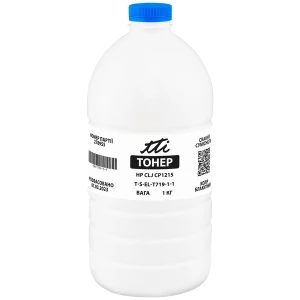 Тонер HP CLJ CP1215 флакон, 1 кг, блакитний TTI (TSM-T719-1-1) Тонер HP CLJ CP1215 флакон, 1 кг, блакитний TTI (TSM-T719-1-1)