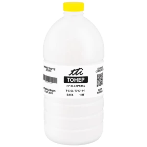 Тонер HP CLJ CP1215 флакон, 1 кг, жовтий TTI (TSM-T717-1-1) Тонер HP CLJ CP1215 флакон, 1 кг, жовтий TTI (TSM-T717-1-1)