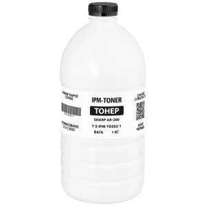 Тонер Sharp AR-200 флакон, 1 кг IPM (TSM-TDS02-1) Тонер Sharp AR-200 флакон, 1 кг IPM (TSM-TDS02-1)