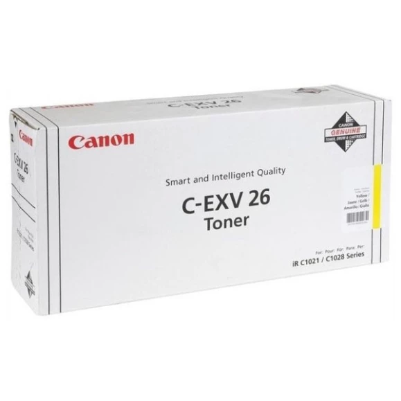 Тонер-картридж C-EXV26 жовтий Canon (1657B006)