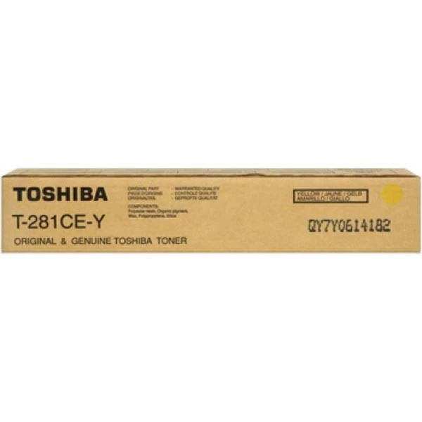 Тонер-картридж T-281C EY желтый Toshiba (6AK00000107/6AG00000843)