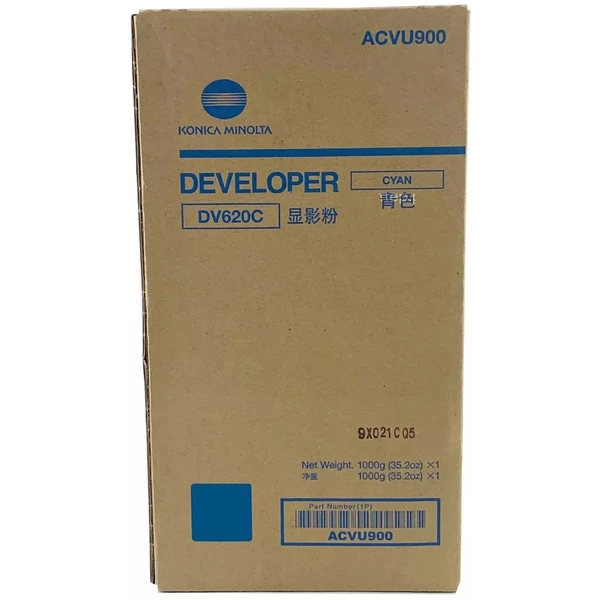 Девелопер DV620C голубой Konica Minolta (ACVU900)