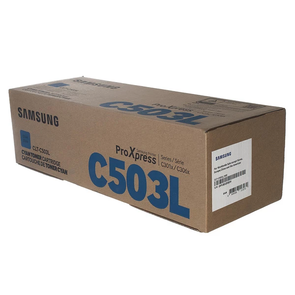 Картридж CLT-C503L голубой Samsung (SU016A/SU014A) - Фото 1 