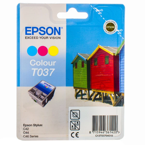 Картридж T037040 кольоровий Epson (C13T03704010)