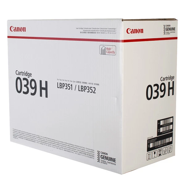 Картридж 039 H черный Canon (0288C001) - Фото 1 