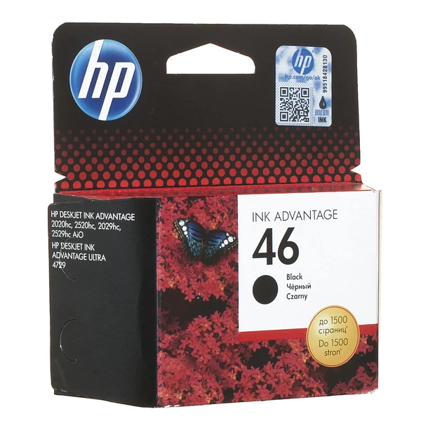 Картридж №46 Ultra Ink Advantage черный HP (CZ637AE) - Фото 1 