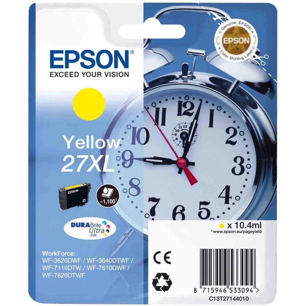 Картридж T271440 XL желтый Epson (C13T27144020)