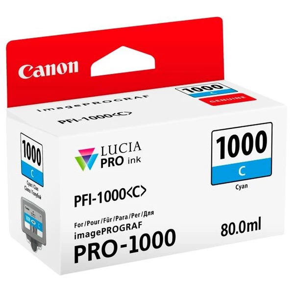 Картридж PFI-1000  голубой Canon (0547C001)