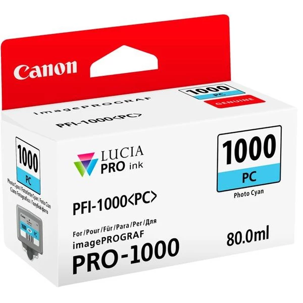 Картридж PFI-1000 фото голубой Canon (0550C001)
