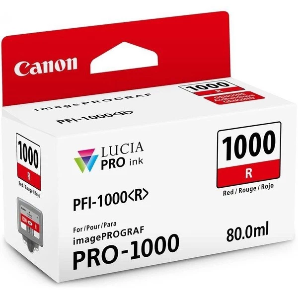 Картридж PFI-1000  красный Canon (0554C001)