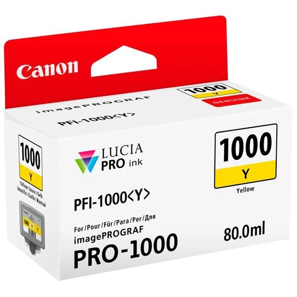 Картридж PFI-1000 желтый Canon (0549C001)