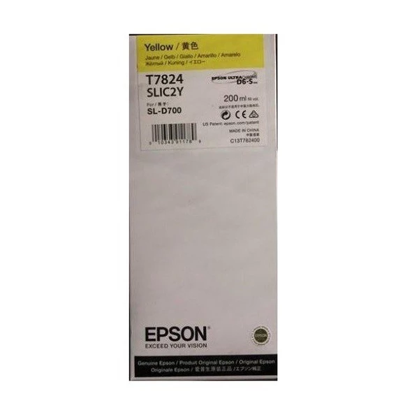 Картридж D700 желтый Epson (C13T782400)