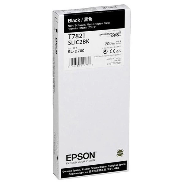 Картридж D700 чорний Epson (C13T782100)