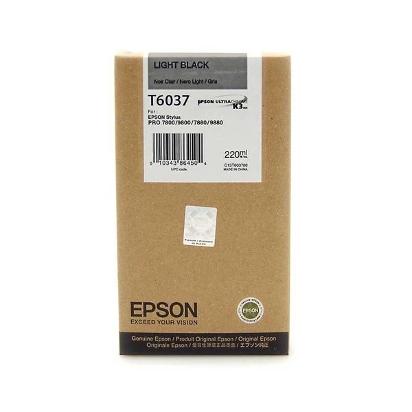 Картридж T603700 світло-чорний Epson (C13T603700)