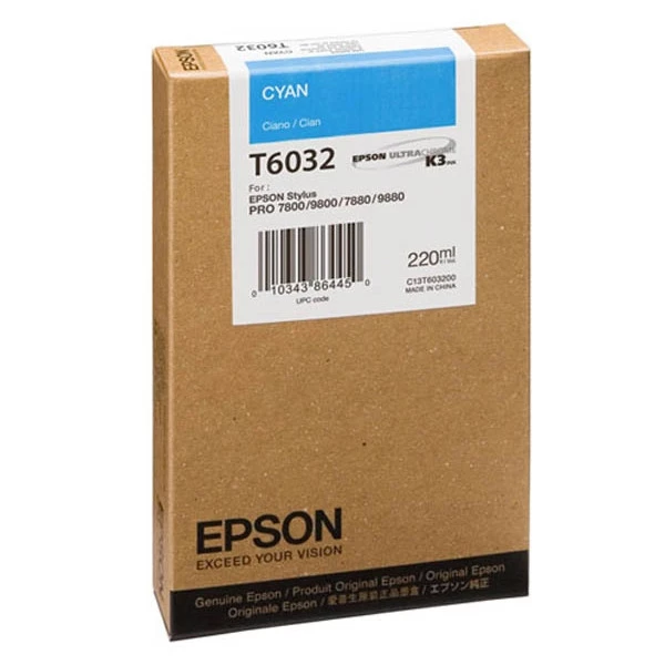 Картридж T603200 голубой Epson (C13T603200)