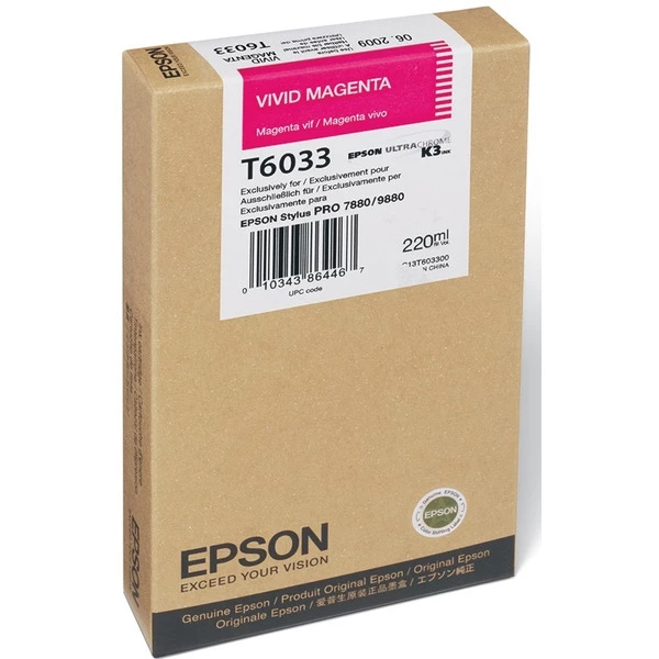 Картридж T603300 ярко-пурпурный Epson (C13T603300)