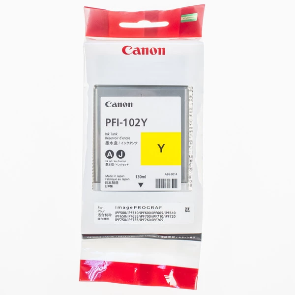 Картридж PFI-102 желтый Canon (0898B001) - Фото 1 
